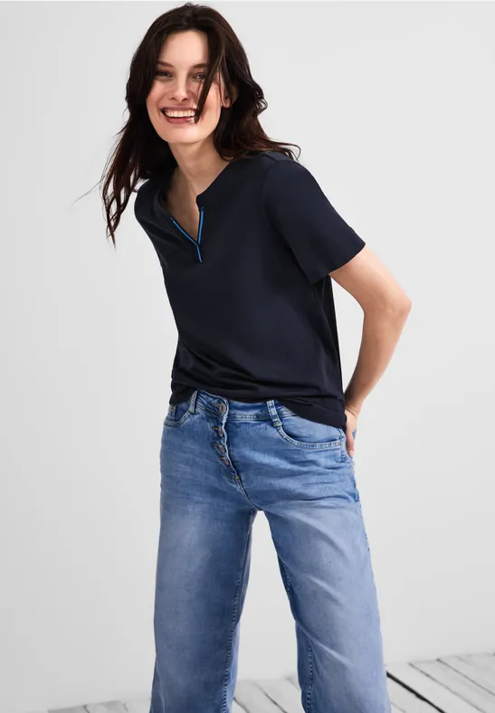 T-Shirt im Tunikastyle